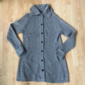 Patagonia Women’s Merino Wool Sweater Coat, Grey, Size XL